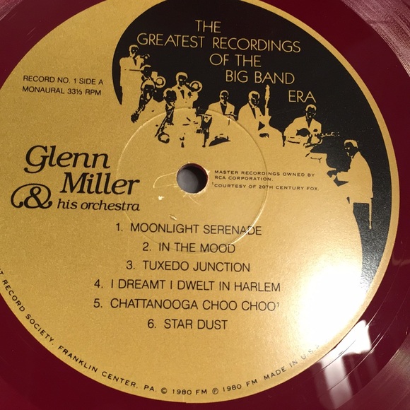 The Franklin mint Other The Greatest Recordings Of The Big Band Era